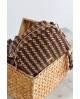 Bandolera Noco ovalada tejido príncipe de gales con referencia NOC-2525628M y un precio de 47,45 € de la sección Bolsos de mujer