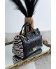 Mini bowling Noco animal print negro