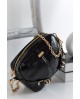 Bandolera mini Noco charol negro hebillas con referencia NOC-2525612N y un precio de 53,70 € de la sección Bolsos de mujer