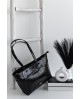 Bolso shopper Noco charol negro hebillas con referencia NOC-2525611N y un precio de 56,40 € de la sección Bolsos de mujer