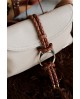 Bandolera Noco 2 cuerpos trenza beige con referencia NOC-2525607S y un precio de 47,35 € de la sección Bolsos de mujer