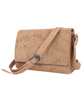 Bolso bandolera Lois Deerfield beige con referencia ARS-327678-1 y un precio de 39,55 € de la sección Bolsos de mujer