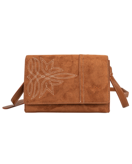 Bolso bandolera Lois Deerfield marrón con referencia ARS-327678-01 y un precio de 39,55 € de la sección Colección LOIS de mujer