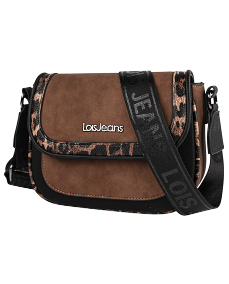 Bolso bandolera pequeño Lois Erie marrón con referencia ARS - 327885 y un precio de 42,85 € de la sección Bolsos de mujer