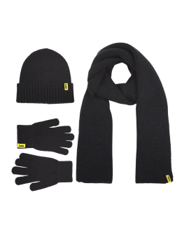 Conjunto gorro, bufanda y guantes Lois negro con referencia ARS - 615301 y un precio de 44,95 € de la sección Pañuelos y gor...