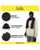 Conjunto gorro, bufanda y guantes Lois negro con referencia ARS - 615301 y un precio de 44,95 € de la sección Pañuelos y gor...