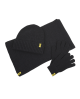 Conjunto gorro, bufanda y guantes Lois negro con referencia ARS - 615301 y un precio de 44,95 € de la sección Pañuelos y gor...