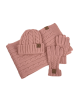 Conjunto gorro, bufanda y guantes Lois rosa palo con referencia ARS - 615302 y un precio de 44,95 € de la sección Colección L...