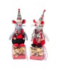 Pareja de ratoncitos navideños con bufanda y pajarita con referencia MOP-A78 y un precio de 7,60 € de la sección Regalos y ob...