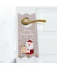 Decoración navideña de puerta con Papá Noel y cascabeles con referencia MOP-NA109 y un precio de 3,40 € de la sección Regalos...