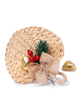Paipay navideño con bombón y decoración rústica con referencia MOP-NAB161 y un precio de 3,70 € de la sección Regalos y objet...