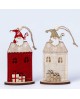 Colgantes casitas navideñas con Papá Noel en fieltro con referencia MOP-NW68 y un precio de 1,60 € de la sección Regalos y ob...