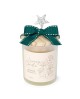 Vela aromática jazmín con lazo verde y estrella navideña con referencia MOP-NI3 y un precio de 5,30 € de la sección Regalos y...