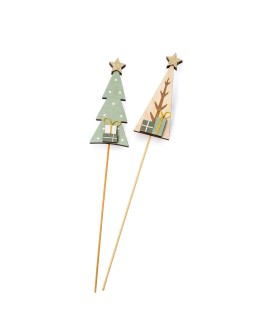 Pic decorativo navideño de madera con estrella – 34 cm con referencia MOP-NW63 y un precio de 2,00 € de la sección Regalos y ...