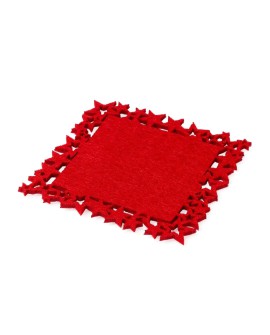 Pack 6 posavasos navideños de fieltro rojo con estrellas con referencia MOP-NA472 y un precio de 1,62 € de la sección Regalos...