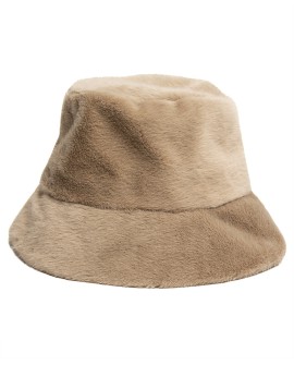 Sombrero bucket de pelo sintético marrón con referencia TAN-03621905/1 y un precio de 22,50 € de la sección Pañuelos y gorros...