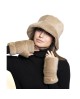 Pack sombrero bucket y guantes mitón de pelo sintético con referencia TAN- conj y un precio de 38,00 € de la sección Pañuelo...