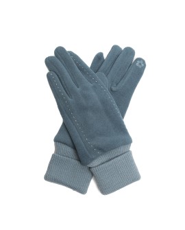 Guantes azules con puño de punto y dedos táctiles con referencia TAN-03621909 y un precio de 16,90 € de la sección Pañuelos y...