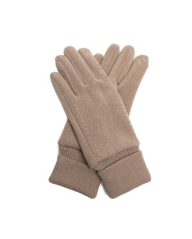 Guantes marrones con puño de punto y dedos táctiles con referencia TAN-03621909/1 y un precio de 16,90 € de la sección Pañuel...