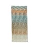 Foulard estampado zigzag en marrón o verde con referencia TAN-036219 y un precio de 13,50 € de la sección Pañuelos y gorros d...