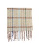 Bufanda multiazules sobre base beige con flecos con referencia TAN-03621953/1 y un precio de 22,55 € de la sección Pañuelos y...