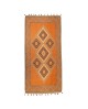 Foulard naranja con estampado geométrico étnico y borlas con referencia TAN-03621999 y un precio de 17,15 € de la sección Pañ...