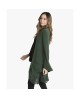 Chaleco tejido verde oscuro con bolsillos y flecos con referencia TAN-03622002/1 y un precio de 36,10 € de la sección Pañuelo...