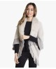 Chaleco beige claro en punto canalé con cuello de pelo sintético con referencia TAN-03622003 y un precio de 36,10 € de la sec...
