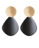 Pendientes articulados en dos piezas – Negro/Dorado y Negro/Plateado con referencia TAN-06284963 y un precio de 5,60 € de la ...