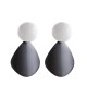 Pendientes articulados en dos piezas – Negro/Dorado y Negro/Plateado con referencia TAN-06284963 y un precio de 5,60 € de la ...