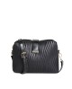 Bandolerita negra animal print efecto cebra con tres compartimentos con referencia TAN- 05060066/1 y un precio de 38,40 € de ...