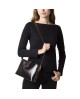 Bandolerita marrón oscuro animal print serpiente con tres compartimentos con referencia TAN-05060066 y un precio de 38,40 € d...