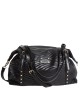 Bolso shopper negro animal print cebra con asas cortas y largas con referencia TAN-05060056 y un precio de 49,70 € de la secc...