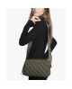 Bandolera acolchada verde caqui con asa geométrica con referencia TAN-05060045 y un precio de 40,65 € de la sección Bolsos de...
