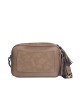 Bandolera acolchada marrón con asa geométrica con referencia TAN-05060045/1 y un precio de 40,65 € de la sección Bolsos de mujer