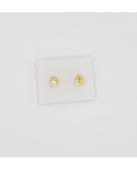 Pendientes peineta fallera pequeños en oro