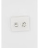 Pendientes fallera pequeños en plata