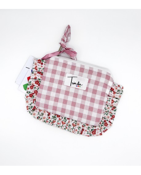 Monedero Trinita rosa artesanal con referencia TRI- monedero rosa y un precio de 12,00 € de la sección complementos de mujer