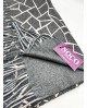 Pashmina reversible fisuras negra – Noco Complementos con referencia NOC-P25225N y un precio de 21,50 € de la sección Pañuelo...