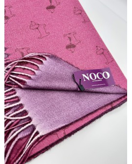 Pashmina perritos burdeos – Noco Complementos con referencia NOC-P25224 y un precio de 21,50 € de la sección Pañuelos y gorro...