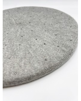 Boina joya de lana gris – Noco Complementos con referencia NOC-G25209 G y un precio de 21,70 € de la sección Pañuelos y gorro...