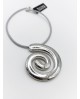 Gargantilla espiral plateada Touche con referencia TOU-espiral p y un precio de 27,00 € de la sección bisutería mujer
