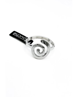 Pulsera espiral plateada Touche con referencia TOU-puls. espiral p y un precio de 27,00 € de la sección bisutería mujer