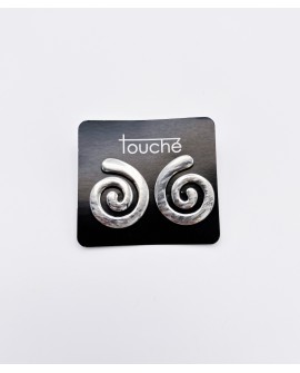 Pendientes espiral plateados Touche con referencia TOU-pend. espiral p y un precio de 16,50 € de la sección bisutería mujer