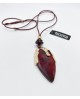 Collar largo granate con colgante dorado – Touche con referencia TOU-piedra roja y un precio de 24,75 € de la sección bisuter...