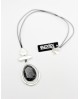 Collar negro con colgante plateado irregular – Touche con referencia TOU-piedra negra y un precio de 31,50 € de la sección bi...