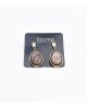 Pendientes marrones y dorados con borde dorado – Touche con referencia TOU- pend. medallón y un precio de 16,50 € de la secci...