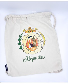 Saco mochila personalizable tacto algodón. con referencia PAR-mochila pers. TA y un precio de 3,35 € de la sección regalos pa...