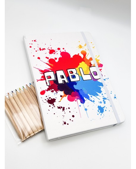Libreta graffiti personalizada con lápices de colores con referencia PAR- libreta graffiti y un precio de 8,05 € de la secció...