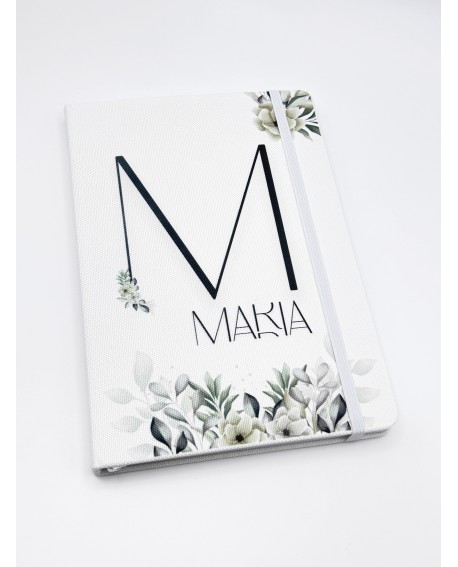 Libreta personalizada con inicial floral y nombre con referencia PAR-Libreta inicial y un precio de 8,05 € de la sección Det...